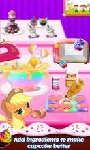 Unicorn Rainbow Cupcake Food: Sweet Dessert Game截图1