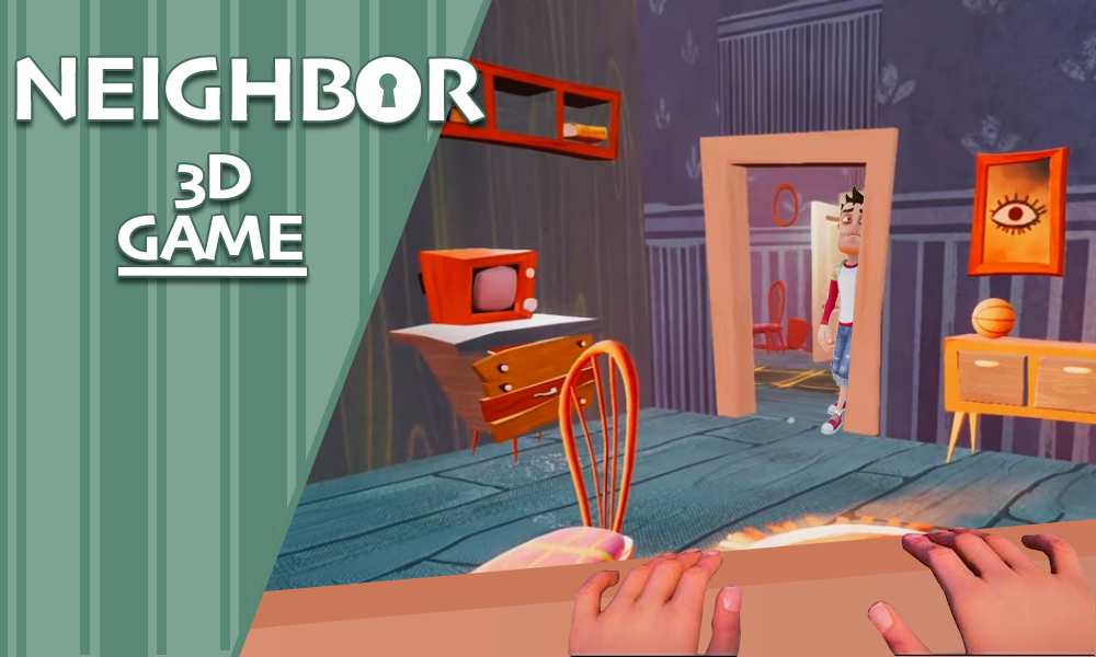 Hello Stealth Horror games 3D Neighbor截图1