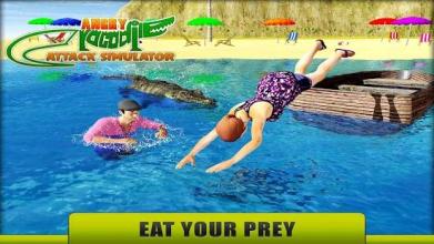 Angry Crocodile Attack Sim 3D截图4