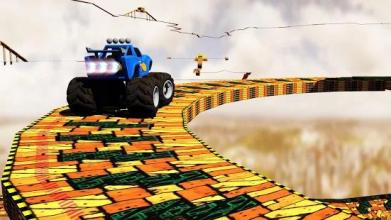 Grand Rooftop Monster Truck:Impossible Stunt Drive截图1