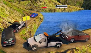 Tow Truck Driving Game: Offroad Emergency Rescue截图3