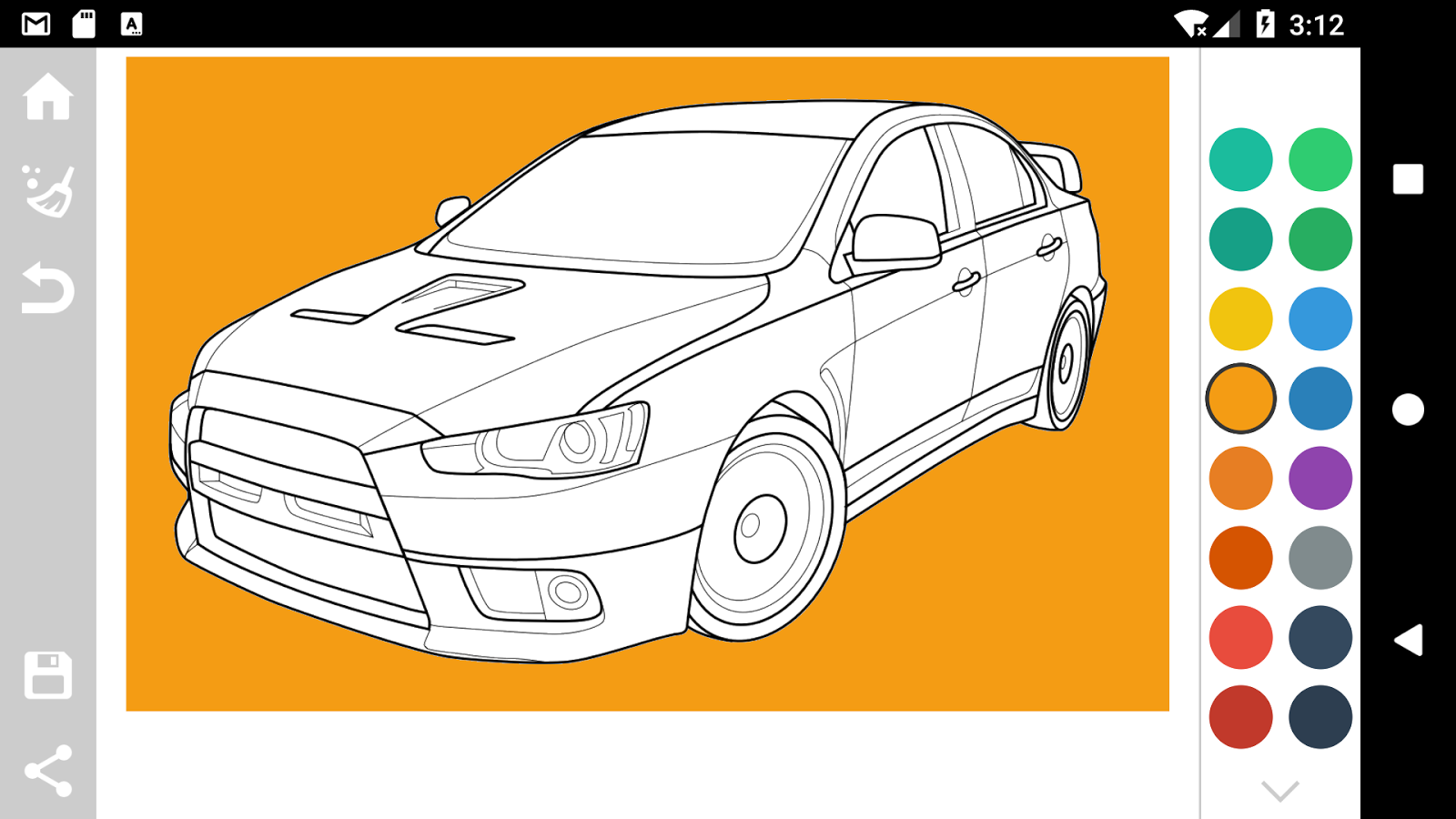 Japanese Cars Coloring Book截图5