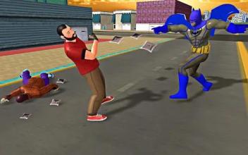 Bat Rope Hero City War Superhero Rescue Mission截图1