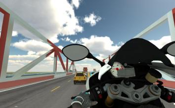 Highway Traffic Bike Rider Chase截图4