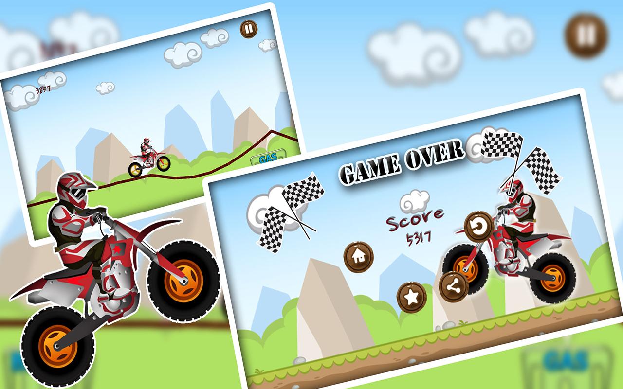 Speedy BMX Bike : Hill Race截图3