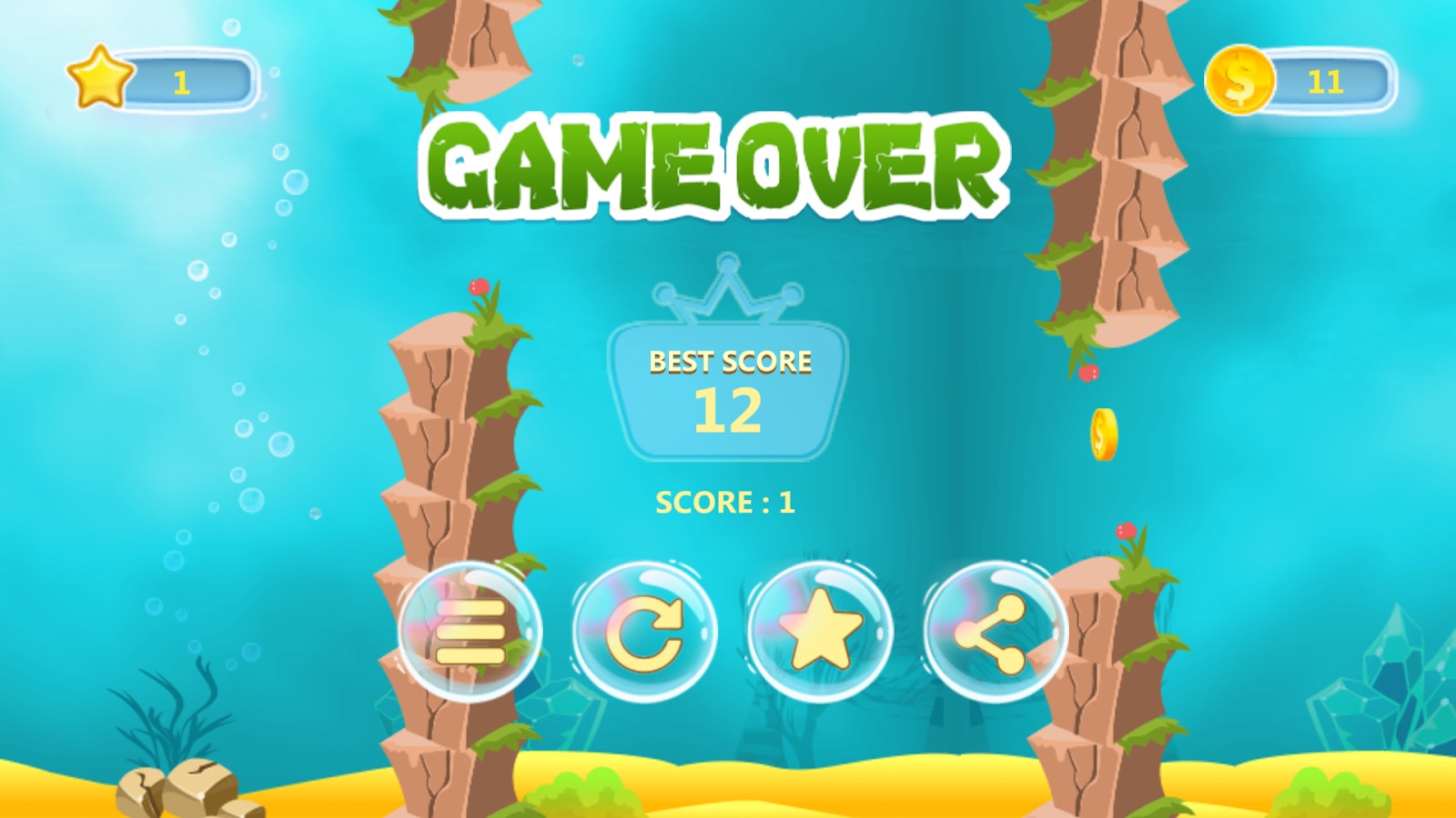 Turtle Quest - Android Wear截图4
