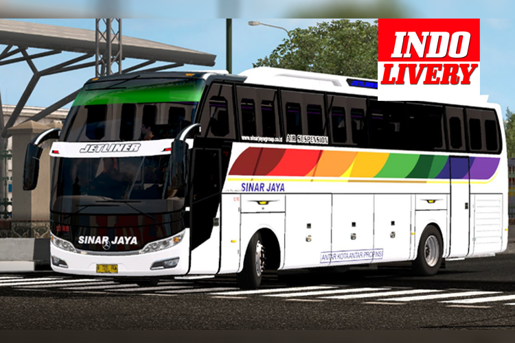 Livery BUSSID Sinar Jaya Simulator截图2