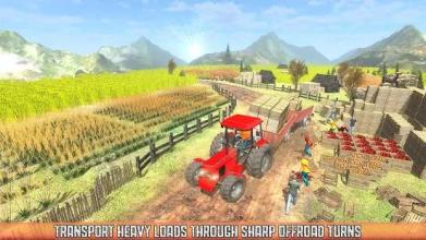 Offroad Tractor Driving Farmer Sim: Road Train截图4