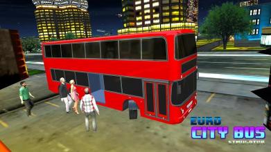 Real Euro City Bus Simulator Game截图1