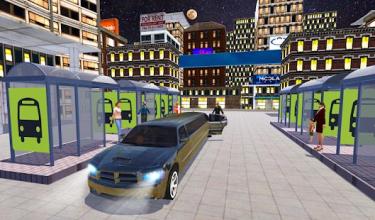 Limousine Taxi Games : Car Driver 3D截图3