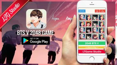 2048 BTS V Taehyung KPop Game截图5