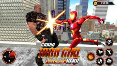 Grand Superhero Flying Iron Girl截图1