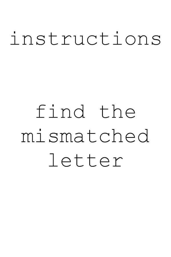 The Impossible Letter Game截图2