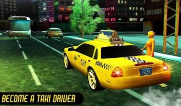 Crazy Taxi Car Driving Game: City Cab Sim 2018截图1