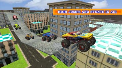 Real Monster Truck Stunt Racing Driving截图5