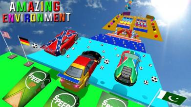 Flag Car Stunt Master Free Superhero Game截图3