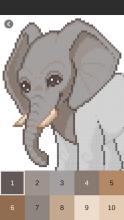 Animal Color By Number: Pixel Art Animal截图2