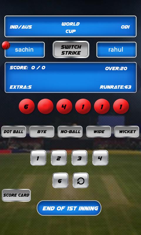 Cricket Scorecard 2015截图4