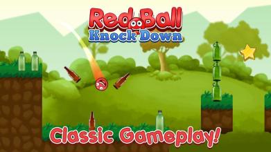 Red Ball and Bottle - Knock Down Bottle截图2