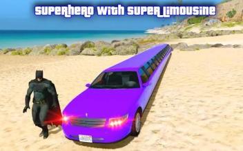 Superhero Limousine Car Driving: Limo Car Stunts截图2