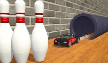 Realistic Car 3D Bowling Master & Car Driver Stunt截图5