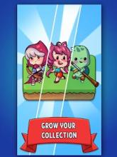 Merge Heroes - Kawaii Idle Evolution Clicker Game截图2