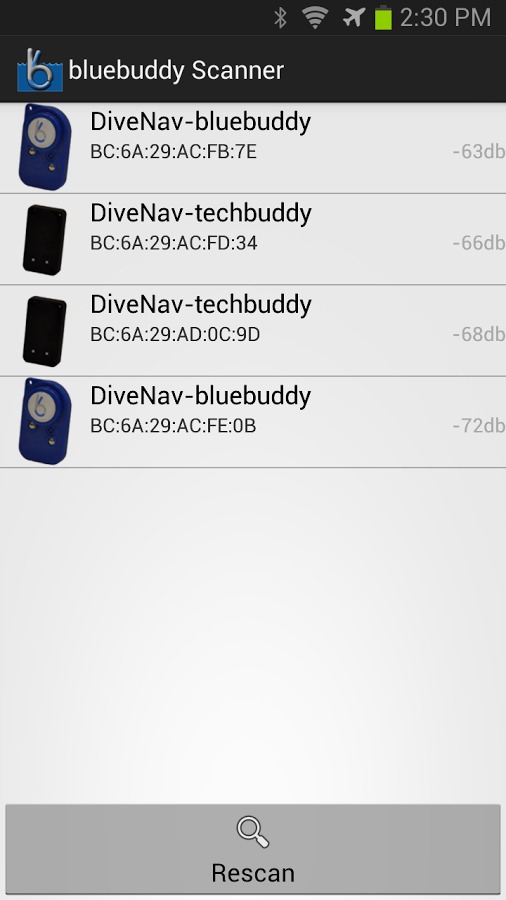 bluebuddy Scanner截图2