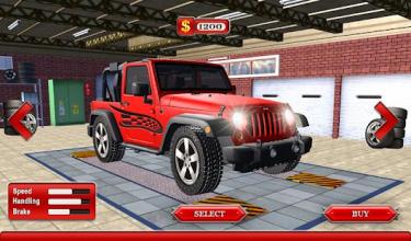 Racing Jeep Stunts On Impossible Tracks截图5