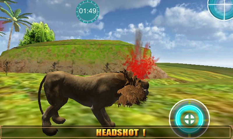 Lion Sniper Hunting 3D截图3