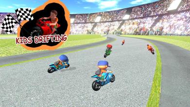 Superhero Tricky Bike Stunt Racing Games Kids Game截图3