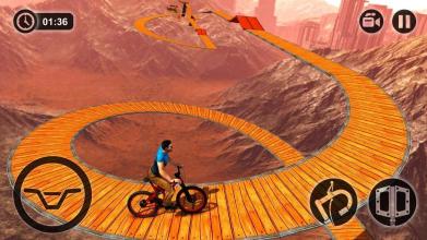 Impossible BMX Bicycle Tracks Drive截图3