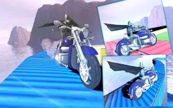 Moto Racing Superhero Games Impossible Bike Stunts截图3