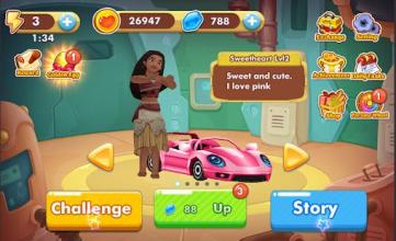 Princess Moa Kart : Racing Transformer Car 3D截图1