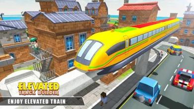 Elevated Train Track Builder : Subway Craft 2018截图1