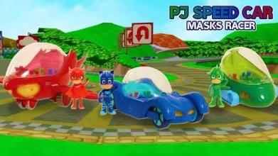 Pj Speed Car: Masks Racer截图2