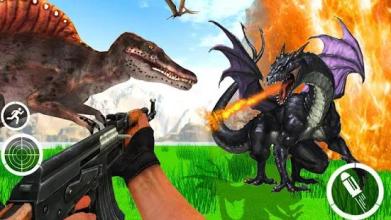 Dragon vs Dinosaur shooting game 2018截图2