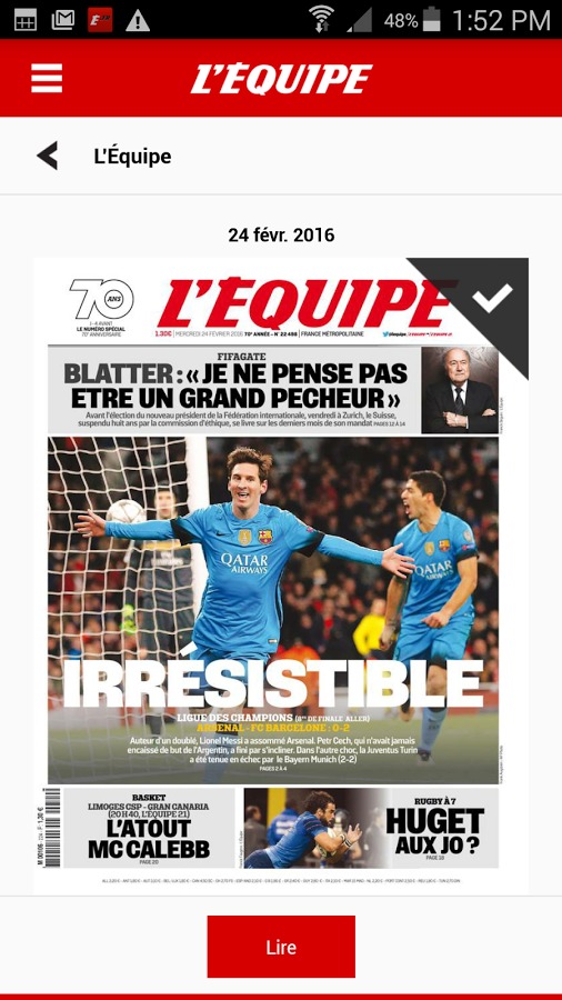 L'Equipe - Le Quotidien截图2