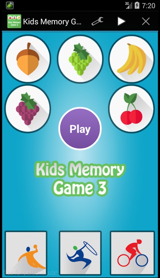 Kids Memory Game 3截图1