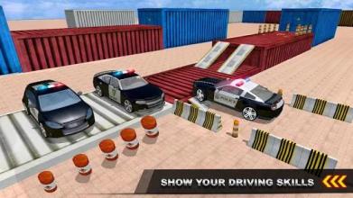 Police Parking Car Games 3D - Parking Free Games截图2