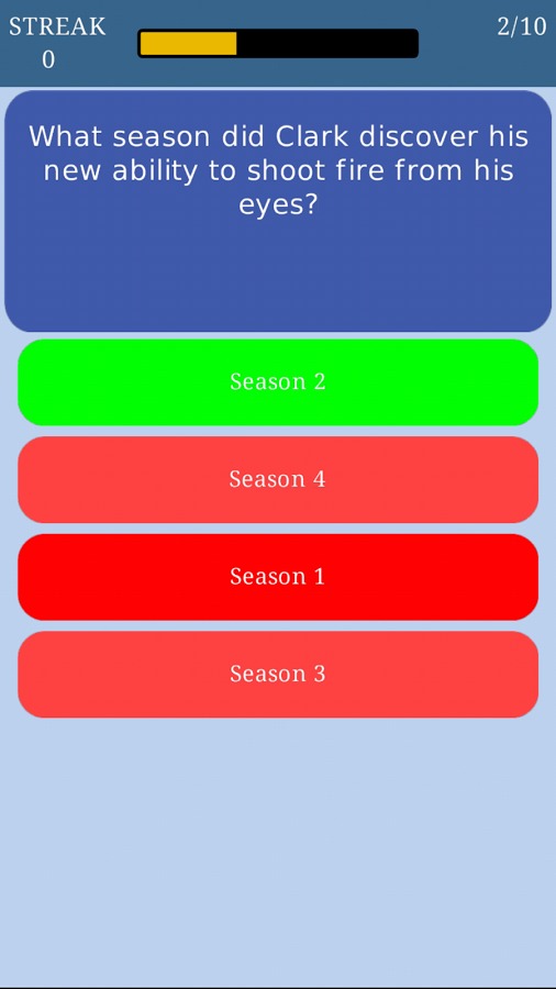 Trivia for Smallville - Quiz截图2
