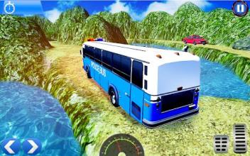 Off road Police Bus Drive Simulator截图4