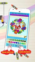 Mandala Christmas Valentine Season Coloring Pages截图1