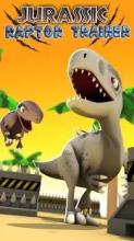 Jurassic Dino: Blue Raptor Trainer Race Game截图4