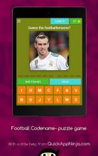 Footballer Codename- Puzzle Game截图4