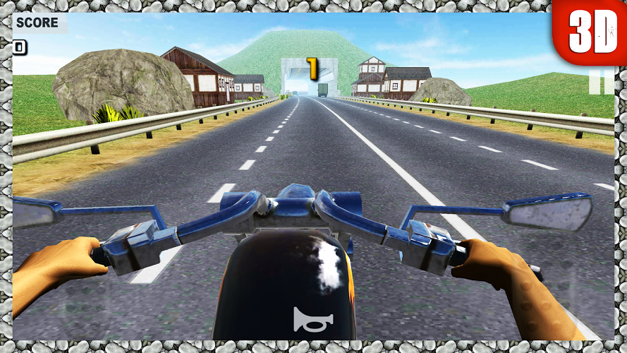 Racing In Moto bike 3D截图1