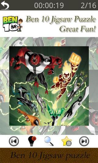 Ben 10 Jigsaw Puzzle截图3