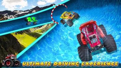 Xtreme Monster Truck Waterslide Race截图2