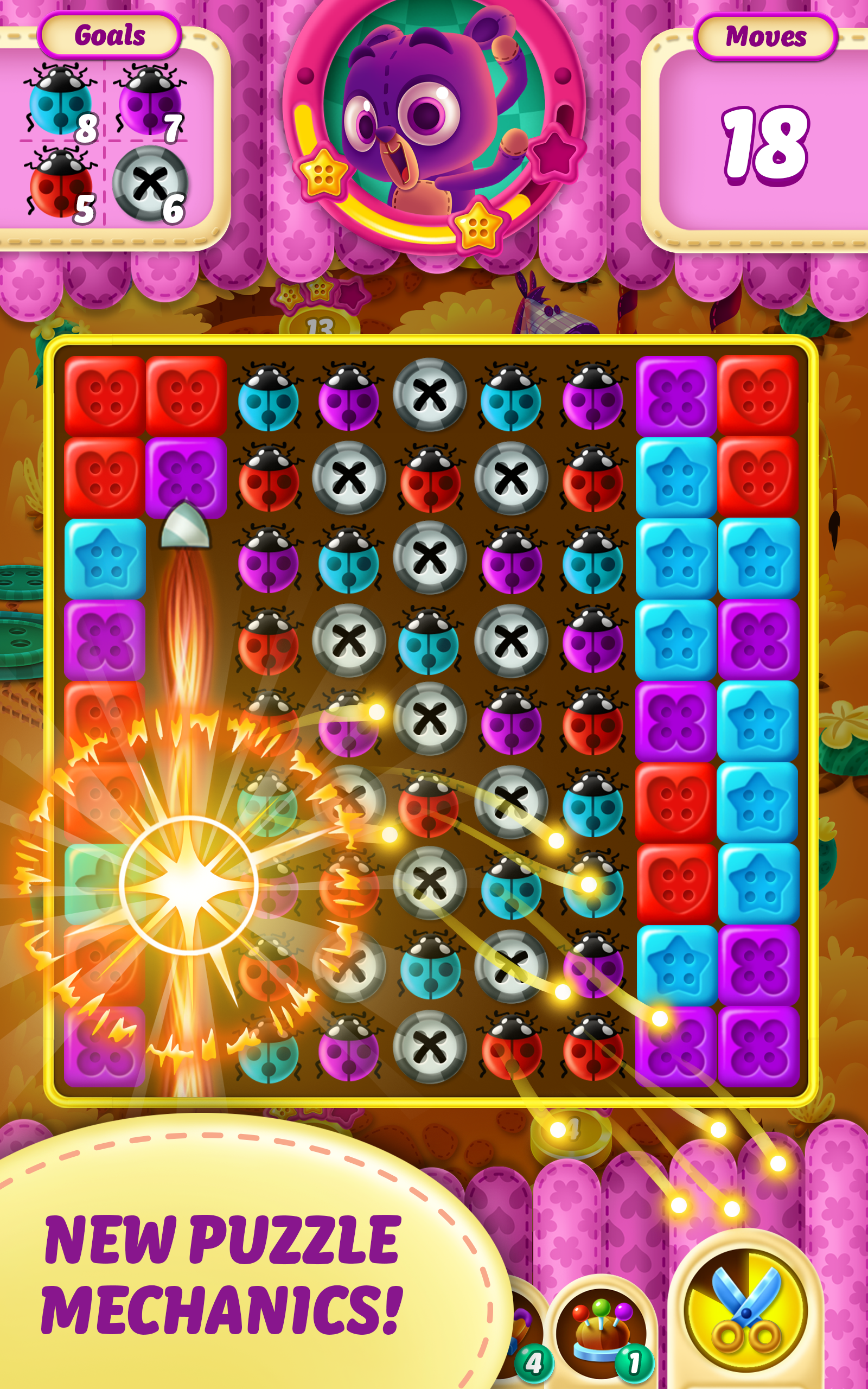 Button Blast - Tap, Blast & Solve puzzles截图3