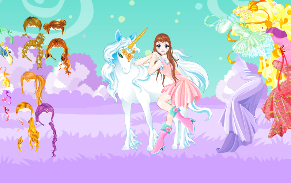 Fairy and the Unicorn Dressup截图2