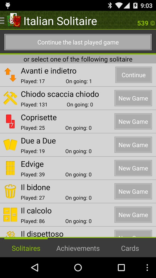 Italian Solitaire截图4